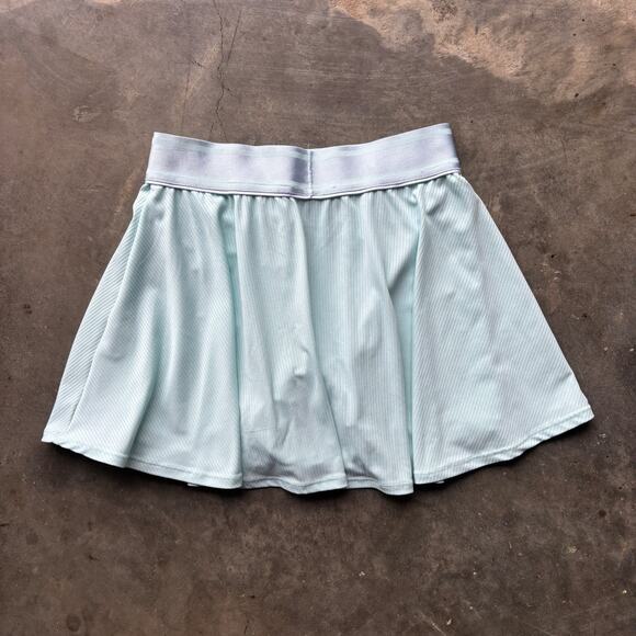 Nike Dri-Fit Court Flouncy Tennis Skirt Skort Women's XS Light Teal Athletic - Picture 6 of 9